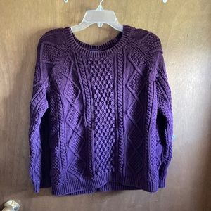 Purple sweater